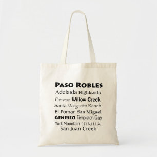 Paso Robles Wine Country Tote Bag