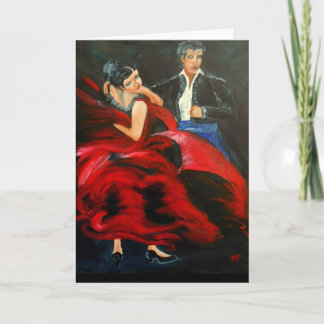 Pasodoble Greeting Card