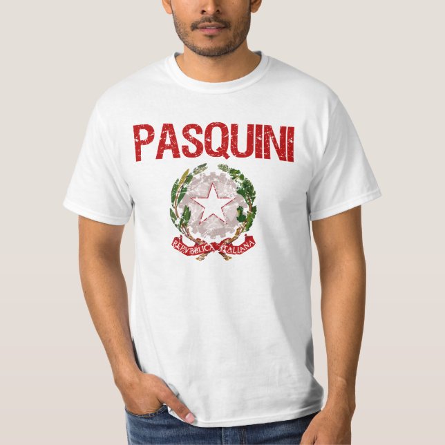 Pasquini Italian Surname T-Shirt (Front)