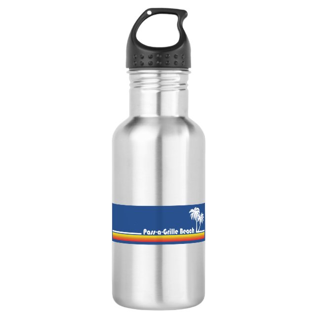 Pass-a-Grille Beach Florida 532 Ml Water Bottle (Front)