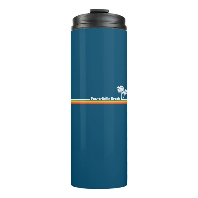 Pass-a-Grille Beach Florida Thermal Tumbler (Front)