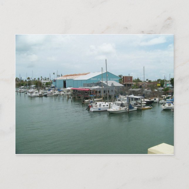 Pass-A-Grille Marina Postcard (Front)