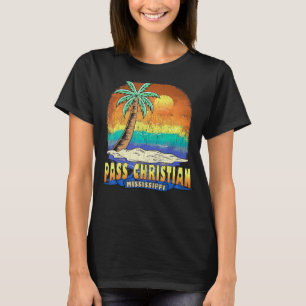 Pass Christian Mississippi Vintage Distressed Souv T-Shirt