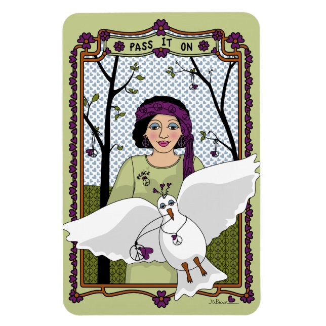 Pass It On_A_4x6 Refrigerator Magnet (Vertical)
