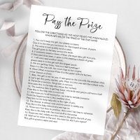Pass the Prize Bridal Shower Game