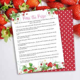 Pass the Prize   Strawberry Baby Shower