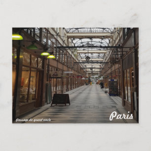 Passage du grand cercle Paris Postcard