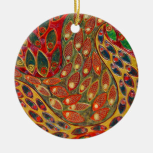 "Passage" (painting) Ceramic Tree Decoration