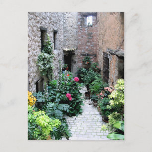 Passageway in La Turbie, France Postcard