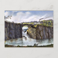 Passaic Falls in New Jersey, fine art painting