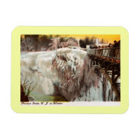 Passaic Falls in Winter, Paterson, NJ Vintage