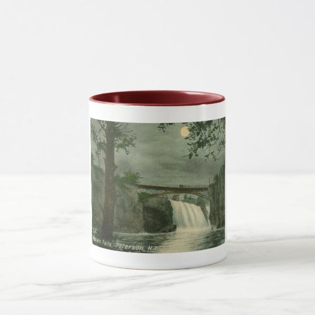 Passaic Falls, Paterson NJ Vintage Mug (Center)