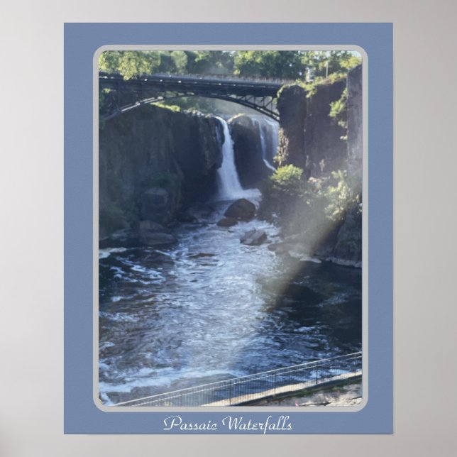 Passaic Waterfalls Poster (Front)