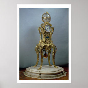 Passament astronomical clock made by Jacques Caffi Poster