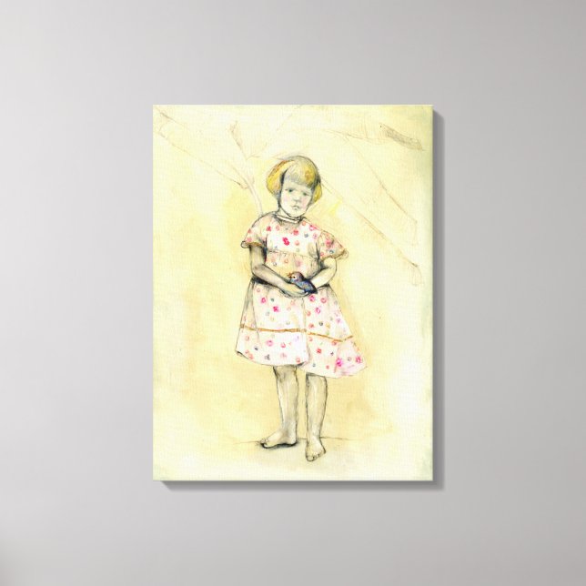 Passarinha little bird 2013 canvas print (Front)