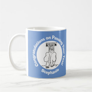 Passed Driving Test. Driving School Elephant. Coffee Mug