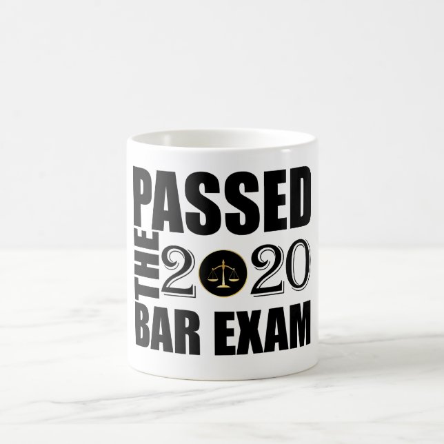 Passed the 2020 Bar Exam Coffee Mug (Center)