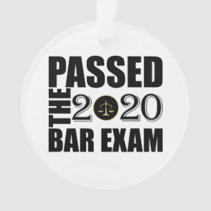 Passed the 2020 Bar Exam Ornament