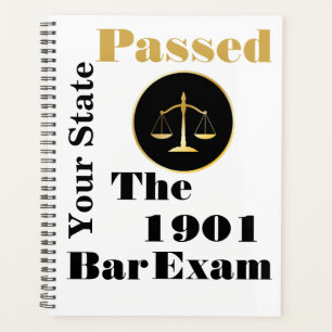 Passed the Bar Exam (Customise State and Year) Planner