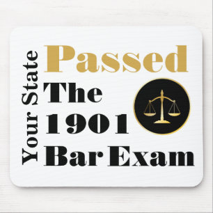 Passed the Bar Exam (Customize State and Year) Mouse Mat