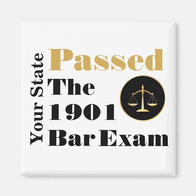 Passed the Bar Exam (Customize State & Year) Magnet (Front)
