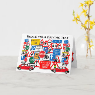 Passed your Driving Test ~ Congratulations! Card