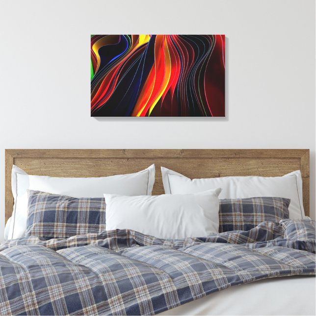 Passel Canvas Print (Insitu(Bedroom))
