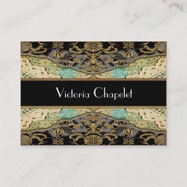 Passementerie Elegant Chic Pearl Business Card (Front)