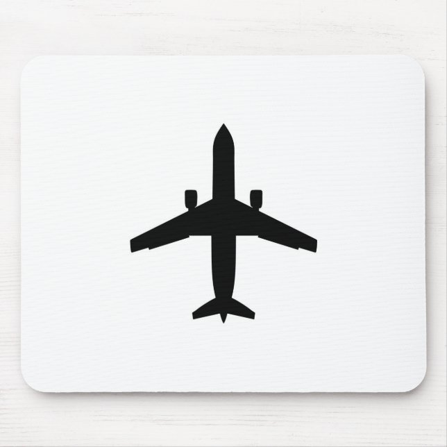 passenger Aeroplane Mouse Mat (Front)