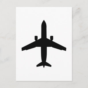 passenger Aeroplane Postcard