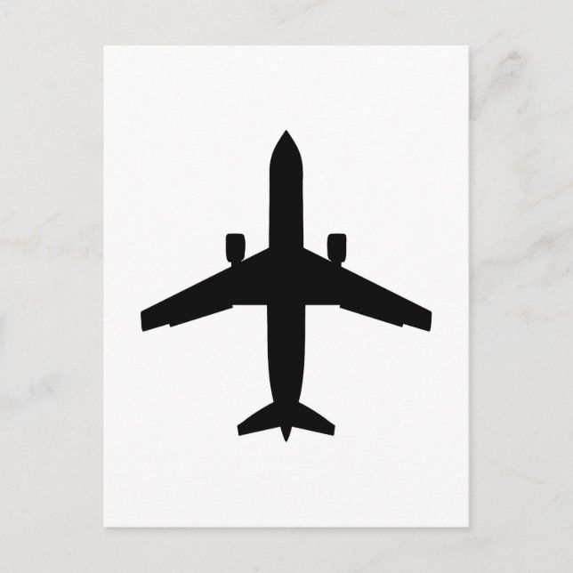 passenger Aeroplane Postcard (Front)