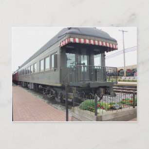 Passenger Car.  Strasburg Railroad Postcard