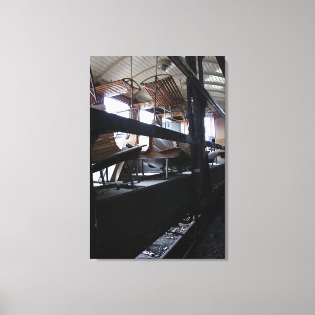 Passenger cars repair Le Mastrou Photography C Canvas Print (Front)