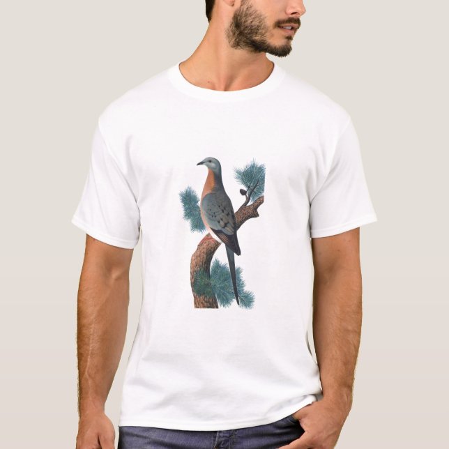 Passenger Pigeon - Ectopistes migratorius T-Shirt (Front)