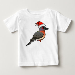 Passenger Pigeon Santa Baby T-Shirt