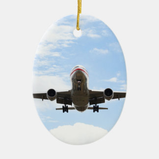 Passenger Plane Ceramic Tree Decoration