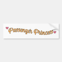 Passenger Princess - Retro Script Heart Design