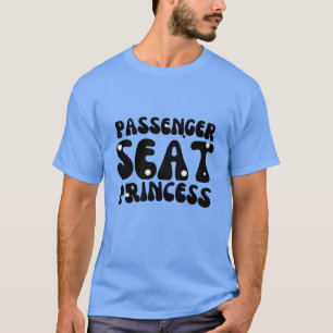 Passenger Seat Princess T-Shirt Design Summer sea 