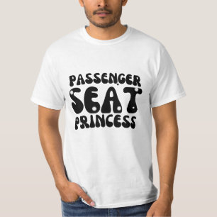 Passenger Seat Princess T-Shirt Design Summer sea 