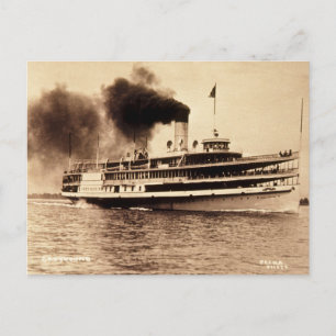 Passenger Steamer Greyhound - Louis Pesha Postcard