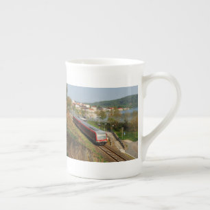 Passenger train in Herzhausen on the Edersee Bone China Mug