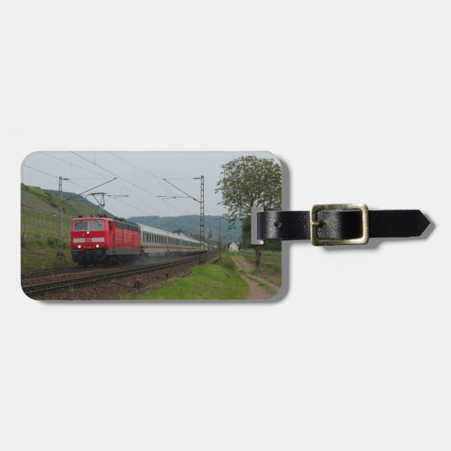 Passenger train in Pomerania Luggage Tag (Front Horizontal)