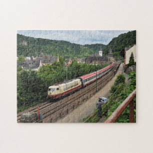 passenger train jigsaw puzzle