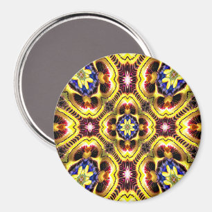 Passiflora Caerulea Pattern Magnet