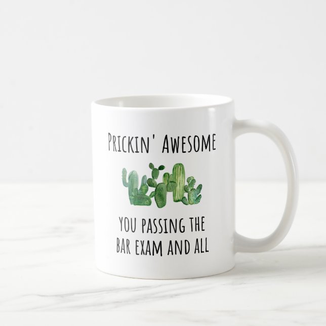 Passing Bar Exam Congratulations Gift Idea Coffee Mug (Right)