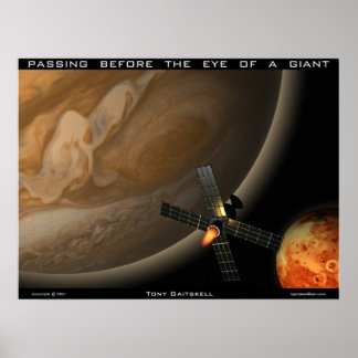 Passing before the eye of a giant poster