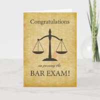 Passing Law Board Bar Exam Congratulations Scale