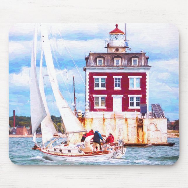 Passing Ledge Light Mouse Mat (Front)