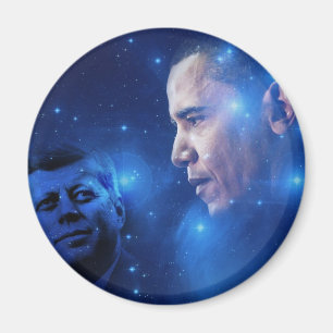 Passing of the Torch, John F. Kennedy Barack Obama Magnet
