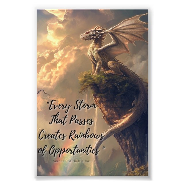 Passing Storms Photo Print (Front)